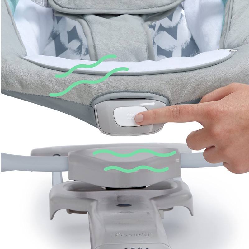 Ingenuity ConvertMe 2-in-1 Compact Portable Automatic Baby Swing & Infant
