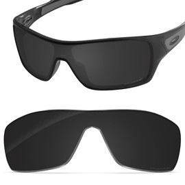 Tintart Performance Replacement Lenses Compatible with Oakley Turbine Rotor OO9307 Polarized Etched-Carbon Black