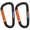 MUNKEES Popular D-Shape Carabiner Backpack Buckle Keychain Kettle Hanger Buckle
