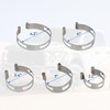 5PCS Exhaust Pipe Tacking Band For Tig Welding Fabrication 2"