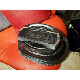 W69 Universal Angled Speaker Enclosures Boxes Pods Surface Mount for Install of 6 x 9 Speakers