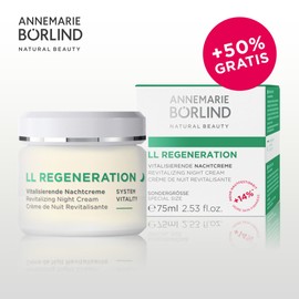 ANNEMARIE BÖRLIND LL Regeneration Vitalising Night Cream (75 ml) - Accelerates the Skin's Own Cell Renewal, Promotes Firming and Revitalising of the Skin - Nourishing, Regenerating
