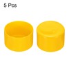 sourcing map 5pcs Rubber End Caps 75mm(3 Inch) ID Vinyl