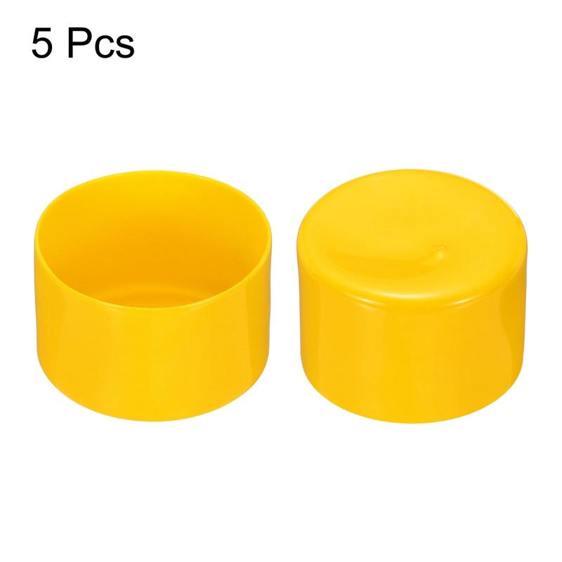 sourcing map 5pcs Rubber End Caps 75mm(3 Inch) ID Vinyl