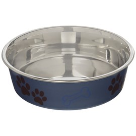 Loving Pets 7463 Metallic Bella Bowl, Medium, Blueberry