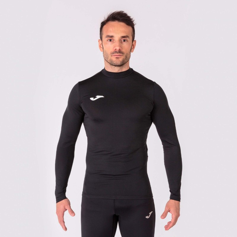 Joma Joma101018.100.L-XL Academy Thermal T-Shirt, Uomo, Nero, L-XL