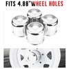 RTRHINOTUNING 4.88 in Trailer Wheel Center Caps Push Through Center
