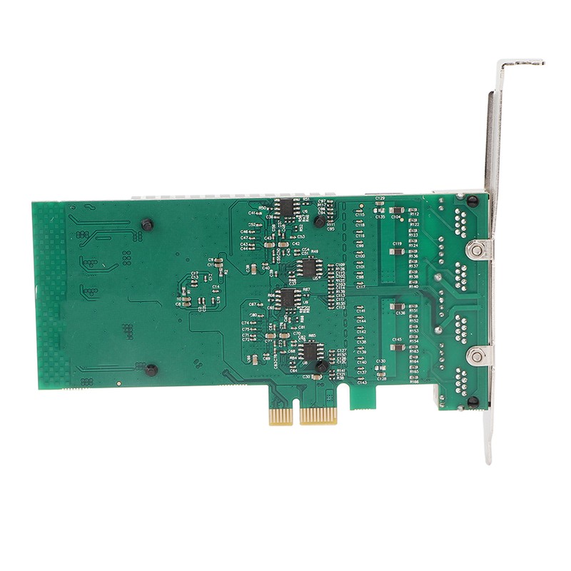 PCIE X1 Ethernet Card 4 Port RJ45 Copper Interface JL82571GB