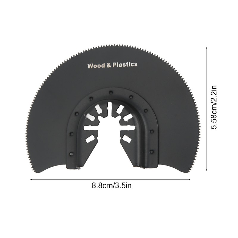 10 Pcs Semi Circular Saw Blade 88mm High Carbon Steel