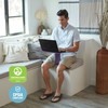 ECR4Kids The Surf Portable Lap Desk, Flexible Seating, Eggplant