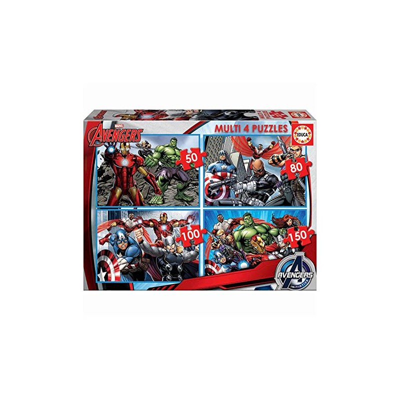 Educa "Avengers Multi Puzzle (Set of 4)