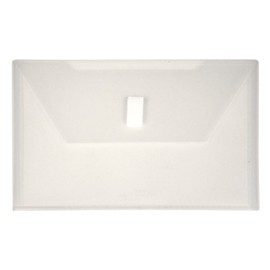 Lion Design-R-Line Poly Envelope with Extra Pocket, 6 x 9 Inches, Clear, Pack of 6 (92000-CR-6P)