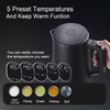 QUAXWELL 1.5L Electric Kettle Stainless Steel, Double Wall Cool Touch