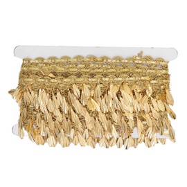 Fringe Garland 10 Yards Shiny Metallic Plastic Polyester Lightweight Long Pendant Shape Hanging Fringe Banner