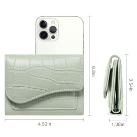 FALAN MULE Small Wallet for Women Bifold Card Holder Women Leather Purse