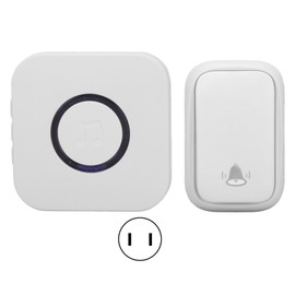 Long Distance Wireless Doorbell Self Powered Waterproof Door Bell Pager for Home Use 100‑240V US Plug
