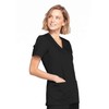 Cherokee womens Workwear Core Stretch Mock Wrap Shirt Medical Scrubs,