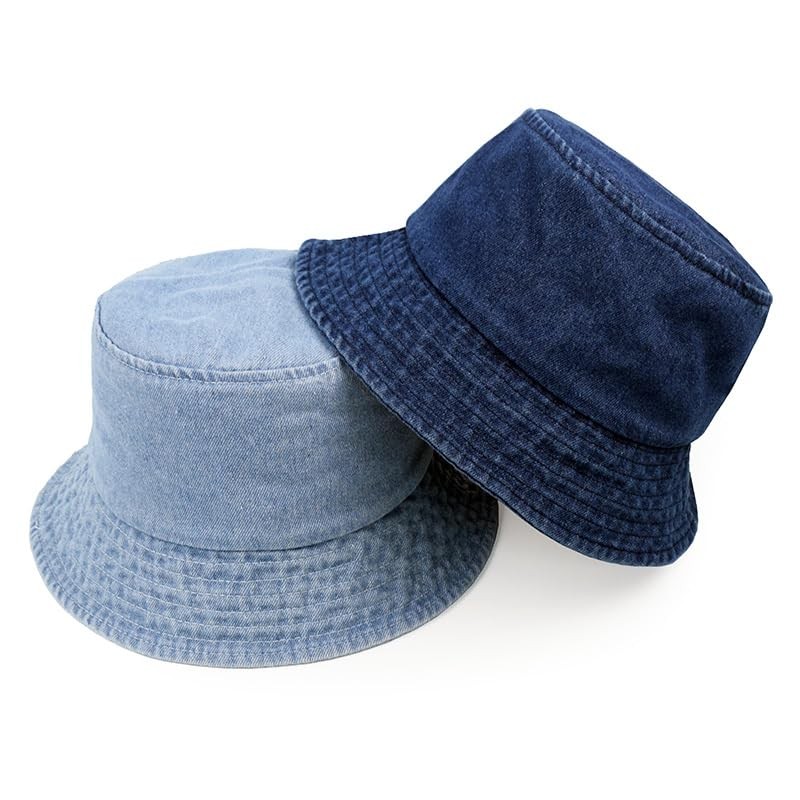 The largest selection Denim Bucket Hat, dark blue denim