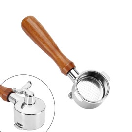 DIBTSA 51mm Espresso Portafilter Double Spouts 2 Ears Compatible with ECP35.31, EC0311, EP36.31,EC200, ECO310, EC410, ECZ351, EC152, EC341, EC330S, EC221