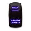 Windshield Light BAR - Blue - Stark 5-PIN Laser Etched