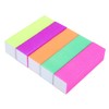 Mikinona 10pcs Professional Nail Files Iridescent Strips Manicure Polishing Block