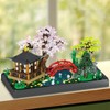 Architectural Building Set, 2280Pcs Japanese Zen Gardens and Meditation Cherry