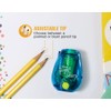 Bostitch Twist-n-Sharp Pencil Sharpener, 2-Pack, For Kids & Colored Pencils,