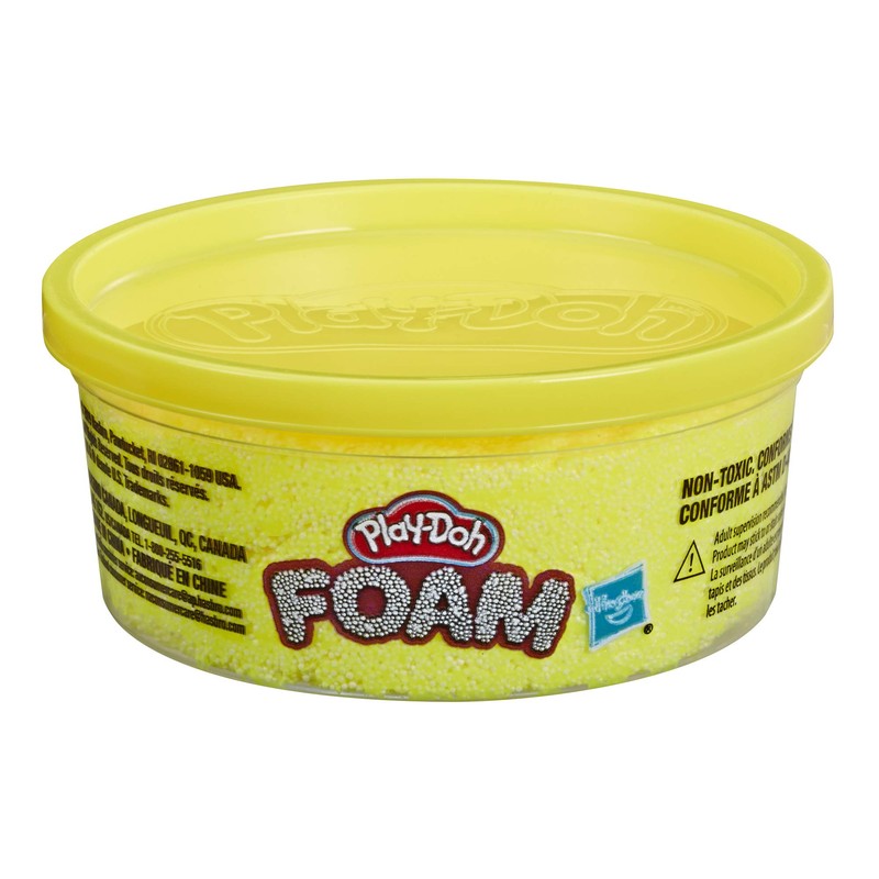 Play-Doh Foam Yellow Single Can of Non-Toxic Modeling Foam for