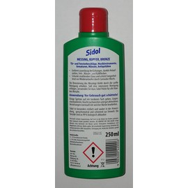 SIDOL Brass Copper Bronze 250 ml Polished Reliable Fittings, Musical Instruments, Fittings, Coins, Antiques, Motorcycle, Vintage Cars etc.