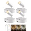 EZVALO Spot Lights Indoor,5500mAh Rechargeable Plants Spotlights with Remote,Wireless Mini