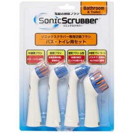 Sonix Scrubber Replacement Brush Set for Bath and Toilet