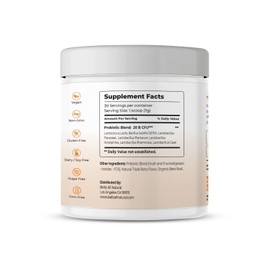 Bella All Natural Probiotics + Prebiotics Powder - Triple Berry Flavor, 210grams