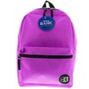 BAZIC School Backpack 16" Purple, Lightweight School Bag Padded Back