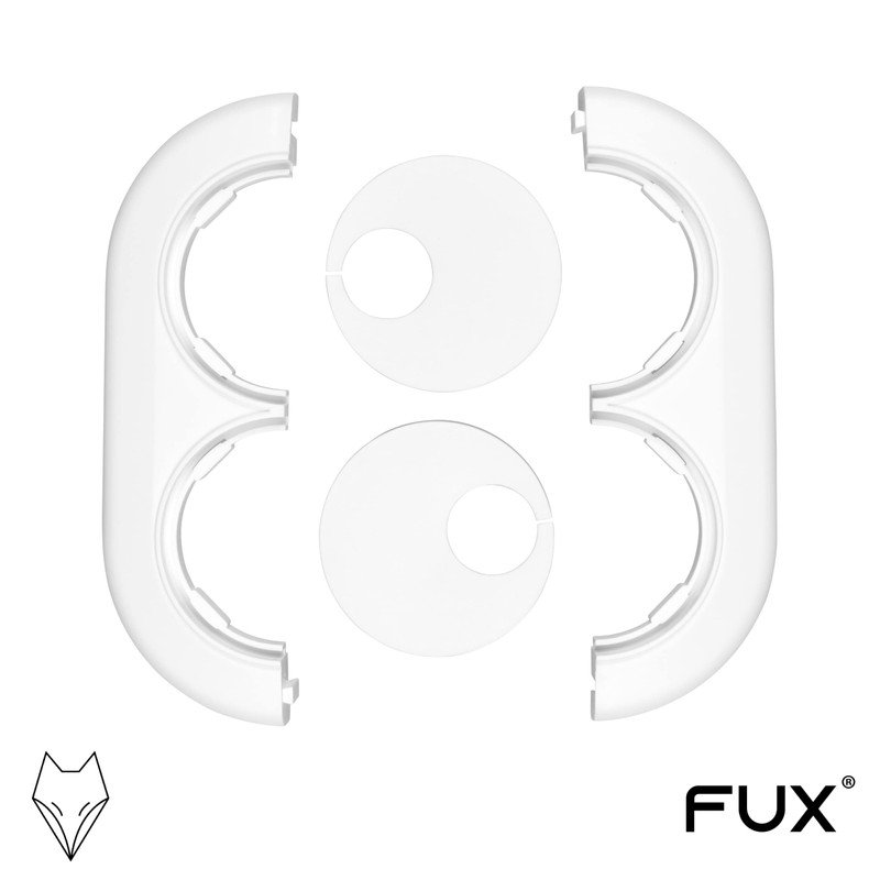 FUX Pack of 5 Organic Double Rosettes 16 mm -