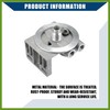 HOPESPANNER 3/8" NPT 1-14" Diesel Fuel Filter Mounting Base/Hand Priming