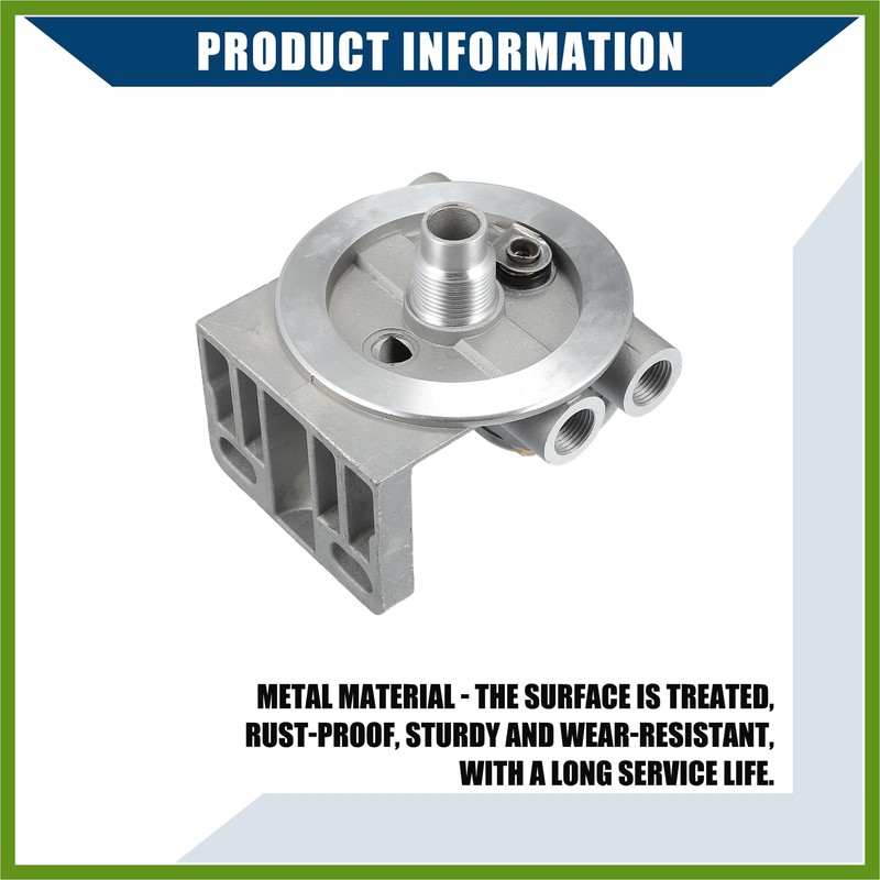 HOPESPANNER 3/8" NPT 1-14" Diesel Fuel Filter Mounting Base/Hand Priming