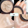 KARLOR Makeup Highlighter Palette, Glitter Eyes Face Highlighter Powder Eyeshadow