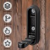 WIYETY Pack of 4 Folding Coat Hooks Black: Folding Hooks
