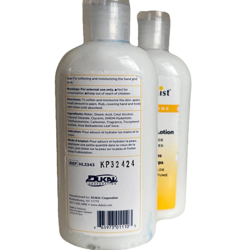 DUKAL DawnMist Moisturizing Hand Body Lotion 4 oz Each Vitamin