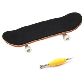 Finger Skateboard Finger Skate Finger Board for Men Women Children's Day Gift Skate Board Image Training (White)
