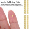 SOLUSTRE 150Pcs Gold Solder Jewelry Solder Jewelry Repairing Solder Chips