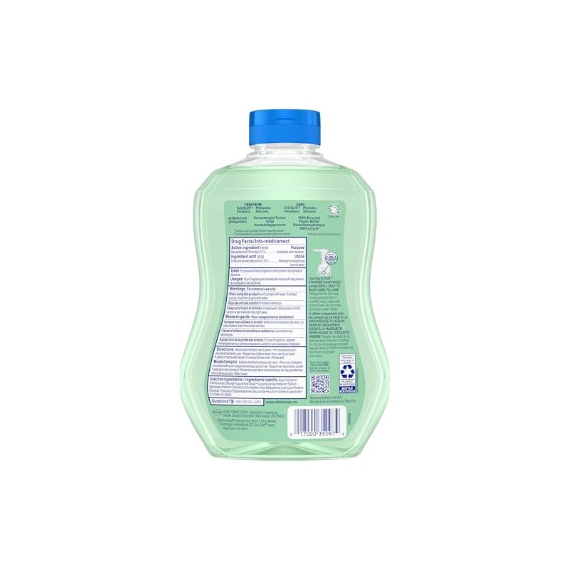 Dial Dial Antibacterial Foaming Hand Wash Refill, Fresh Pear, 887ml