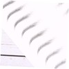 Beavorty Eyebrow Stencil Kit Hair-like Simulation Stickers Makeup Tools Curved