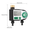 Digital Automatic Watering Timer with 2 Hose Connectors Programmed Garden