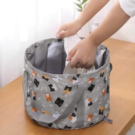 Folding Bucket 26L Collapsible Water Bucket Foldable Bucket Space Saving Multifunctional Bucket Portable Folding Bowl Multifunctional Fishing Bucket Non Leakproof Household Bucket Camping Cleaning