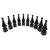 Address America Fence Finials Four Sided Spire Finial - Aluminum