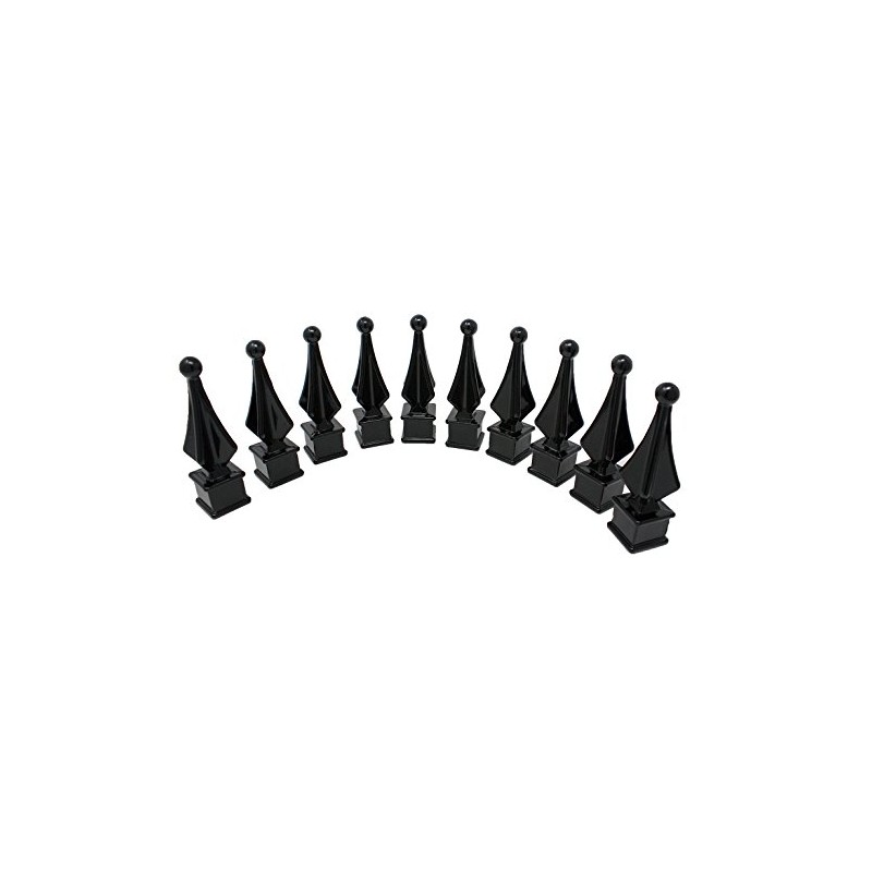 Address America Fence Finials Four Sided Spire Finial - Aluminum