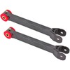 Lower trailing arms, non-adjustable, poly bushings