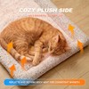 Dog Cooling Mat, Self Warming Cat Bed, Reversible Warm &