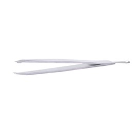 IWOWHERO 1pc Eyelash Tweezers Lash Cluster Tweezers Makeup Tweezers Stainless Steel Eyebrow Tweezers Eyebrow Clip Silver